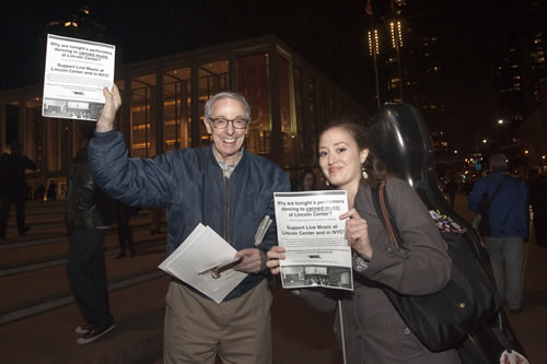Lincoln Center Protest