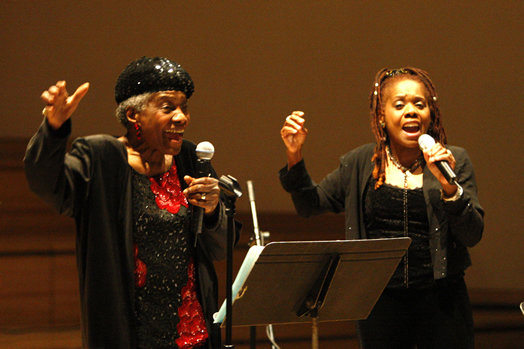 Carline Ray and her daughter Catherine Russell in 2008. Photo: Joseph A. Rosen