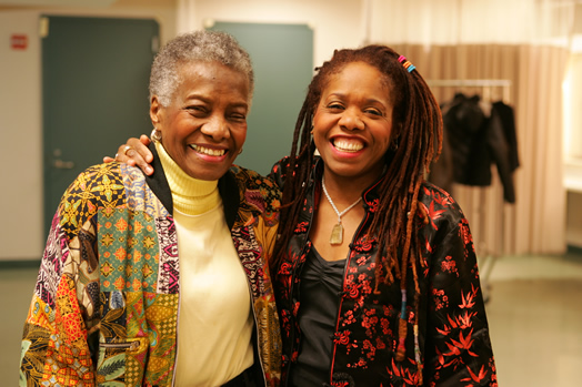 Carline Ray and her daughter Catherine Russell in 2005.