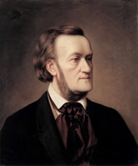 An 1862 portrait of Wagner by Cäsar Willich (1825–1886) 