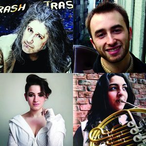 Clockwise from top left: Sohrab Saadat Ladjevardi, Nick Grinder, Ilana Faibish, Danielle Eva Schwob