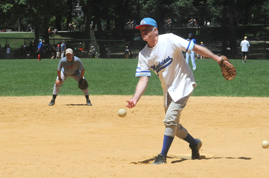 Steve Gevedon at the mound