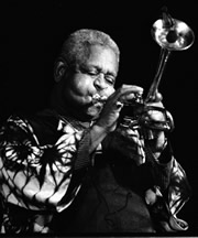 Dizzy Gillespie (1917-1993) performing at a 1991 concert in France. Photo: Roland Godefroy