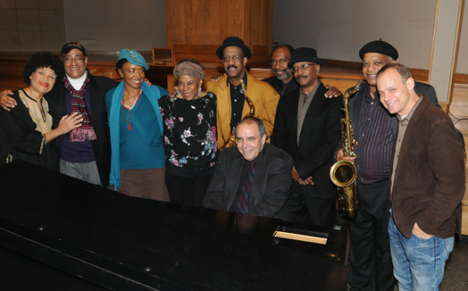 From left, Dotti Fox, Jimmy Owens, Maluwa, Keisha St. Joan, Patience Higgins, Steve Elmer, Marcus McLaurine, George Gray, Bill Saxton, Todd Weeks.