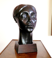 An Elizabeth Catlett sculpture called “Glory” (1981).