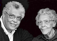 Rufus Reid and the artist Elizabeth Catlett, whose sculptures inspired Reid to write a jazz suite entitled “Quiet Pride.” Below, a Catlett sculpture called “Glory” (1981).
