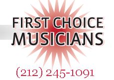 Click photo for the new booking agency, at www.FirstChoiceMusicians.com.