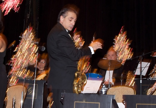 Spencer Bruno leading the Lester Lanin Orchestra at the International Debutante Ball at the Waldorf in 2008. Spencer took over the Lanin Orchestra in 2004 after Lanin died.