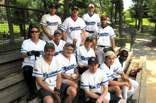 Front row (left to right): Joe Hodge, Tony Curtis, Bryant Snyder. Row #2: Patrick Dabdoub, Bennett Beckenstein, Derek Klena. Row #3: Jason Yudoff, Martin Josefski. Row #4: Joel Ortiz, Kevin Witt, Louis B. Crocco, Matt DiGiovanna. (Not pictured: Sam Oatts, manager)