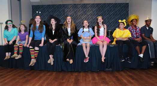 Campers at this year's Summer Stock Jr. produced a musical in four days, accompanied by live music. Photos: Steve Singer