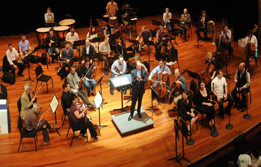 THE UNION ADVANTAGE: Musicians of the Riverside Symphony enjoy the wages and benefits of Local 802's union scale. Above, Riverside musicians perform in 2013 in their annual Music Memory festival. Dozens of other ensembles in New York City have signed onto Local 802's classical contract, which protects musicians and guarantees them union benefits. Photo: Walter Karling