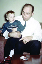 James Henry Poché in 1965 with his nephew Scott.
