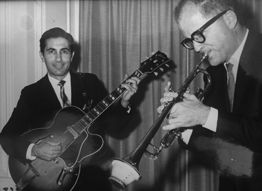 Trumpeter Charles McCarty (right) died on Aug. 28 at the age of 95.