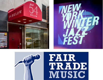 Inspirational union campaigns: 54 Below, Winter Jazzfest and Fair Trade Music.