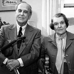 Joseph and Lillian Fuchs, the formidable brother and sister duo.