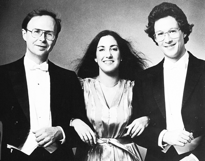 Thomas Schmidt, Suzanne Ornstein and Clay Ruede perform together as the Arden Trio.