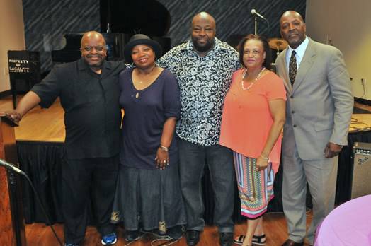 The Gospel Committee: Rev. D.W. Cochren, Pamela Wilkins (Leslie's sister), Russell Harper, Fran McIntyre, Rev. Kirk Lyons.