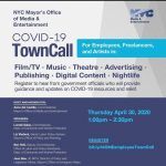 COVID-19 Town Call for NYC Artists and Freelancers