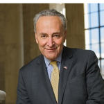 Senator Chuck Schumer congratulates Local 802 and President Adam Krauthamer