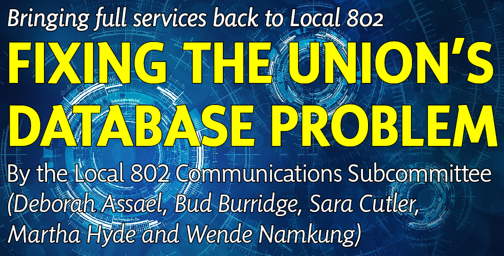 Bringing full services back to Local 802 | Local 802 AFM