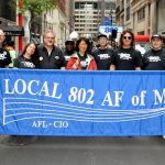 March with Local 802 at Labor Parade