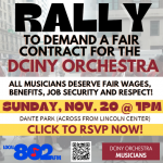 Rally with the DCINY Orchestra!