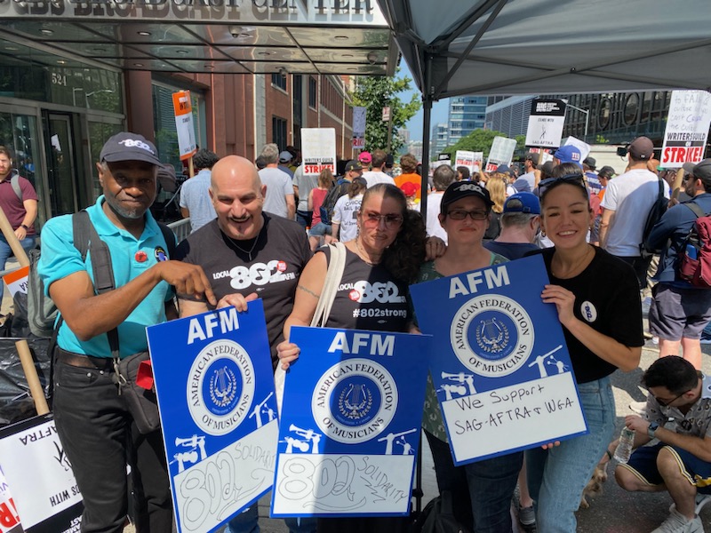 MUSICIANS SUPPORT ACTORS & WRITERS Local 802 AFM