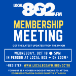 Local 802 membership meeting