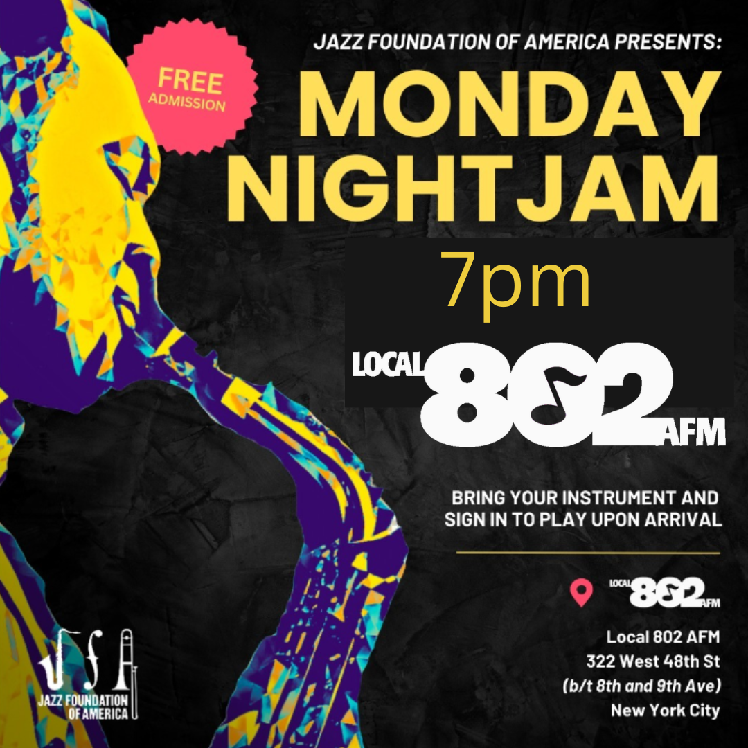 Jam session at Local 802 (sponsored by the Jazz Foundation) Local 802 AFM