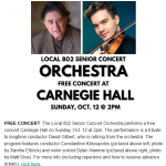 SENIOR CONCERT ORCHESTRA CONCERT (OCT. 12, 2025)