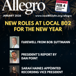 READ THE LATEST ISSUE OF ALLEGRO