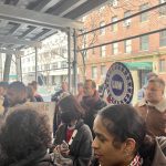 RALLY AGAINST RESTRUCTURING